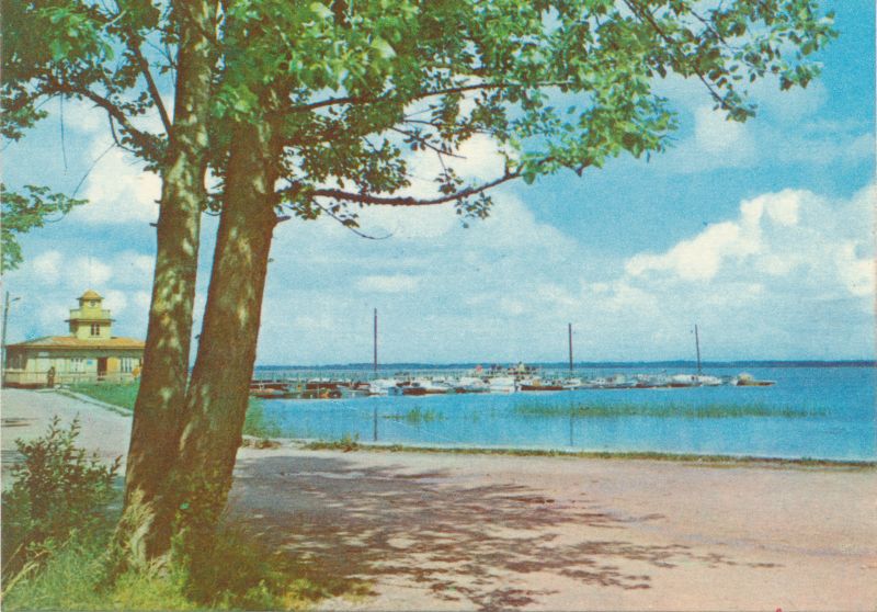 Postkaart. Promenaad Haapsalus 1979