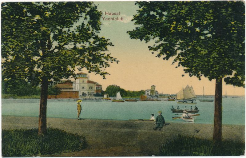 Postkaart. Jahtklubi.