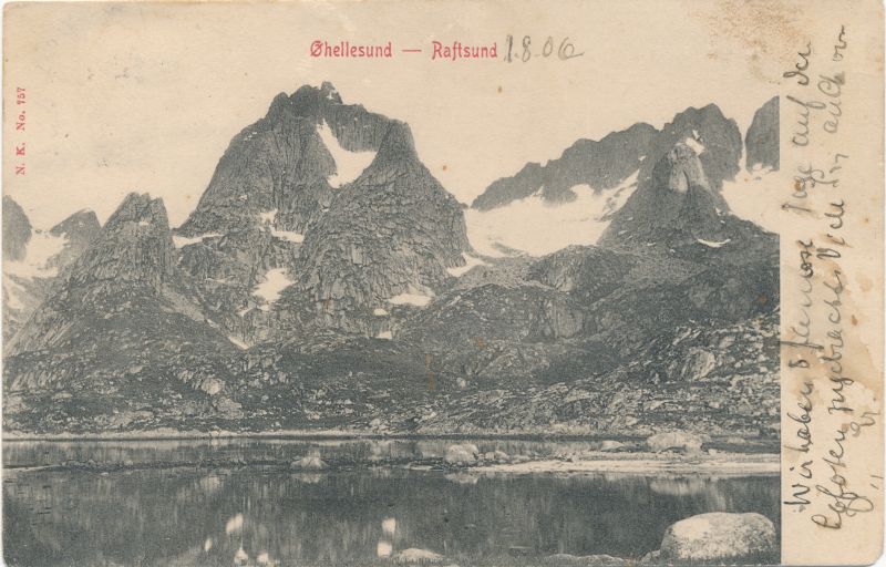 Postkaart. Välismaa. Norra. 1906 (?).