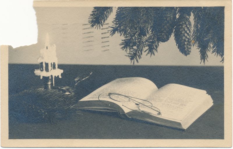 Postkaart Jõulud 1939