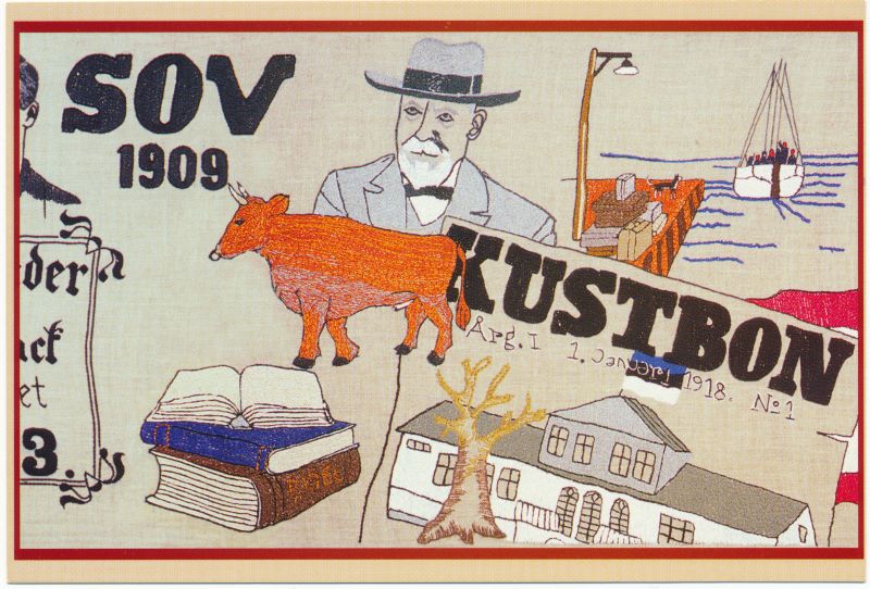 Postkaart. Fragment Rannavaibast.