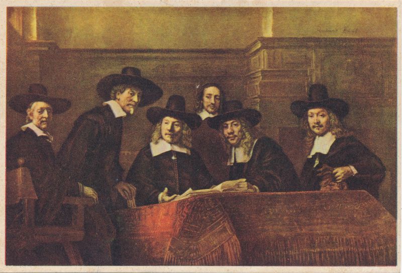 Postkaart. Kunstipostkaart. Rembrandt. Raehärrad (?).
