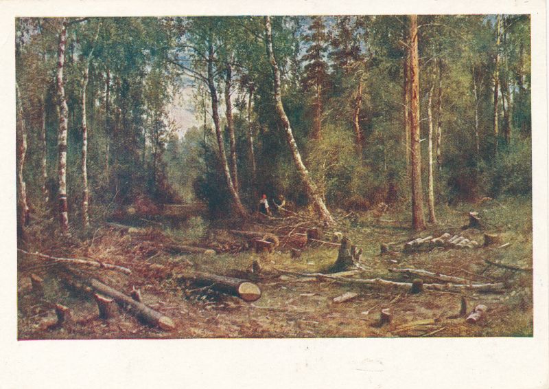 Kunstipostkaart I.I. Šiškin, Kasemets