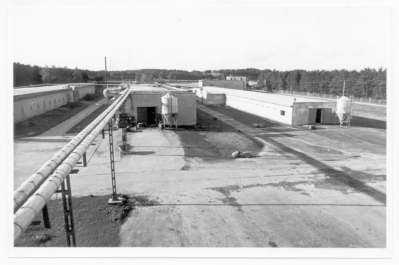 S.M. Kirovi nim näidiskalurikolhoosi keskuse farmi lindlate välisvaade 1982.a