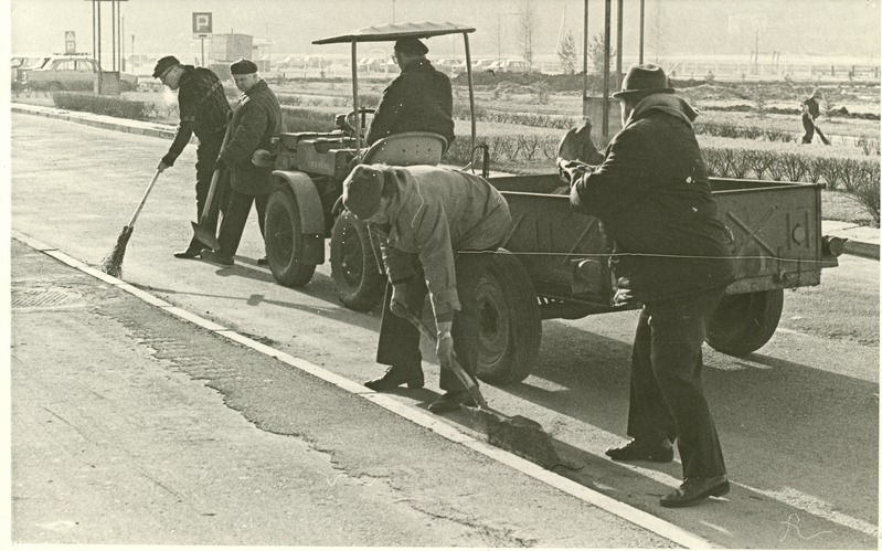 S.M.Kirovi nimelise kalurikolhoosi kolhoosnikud kommunistlikul laupäevakul 20.04.1985.a.