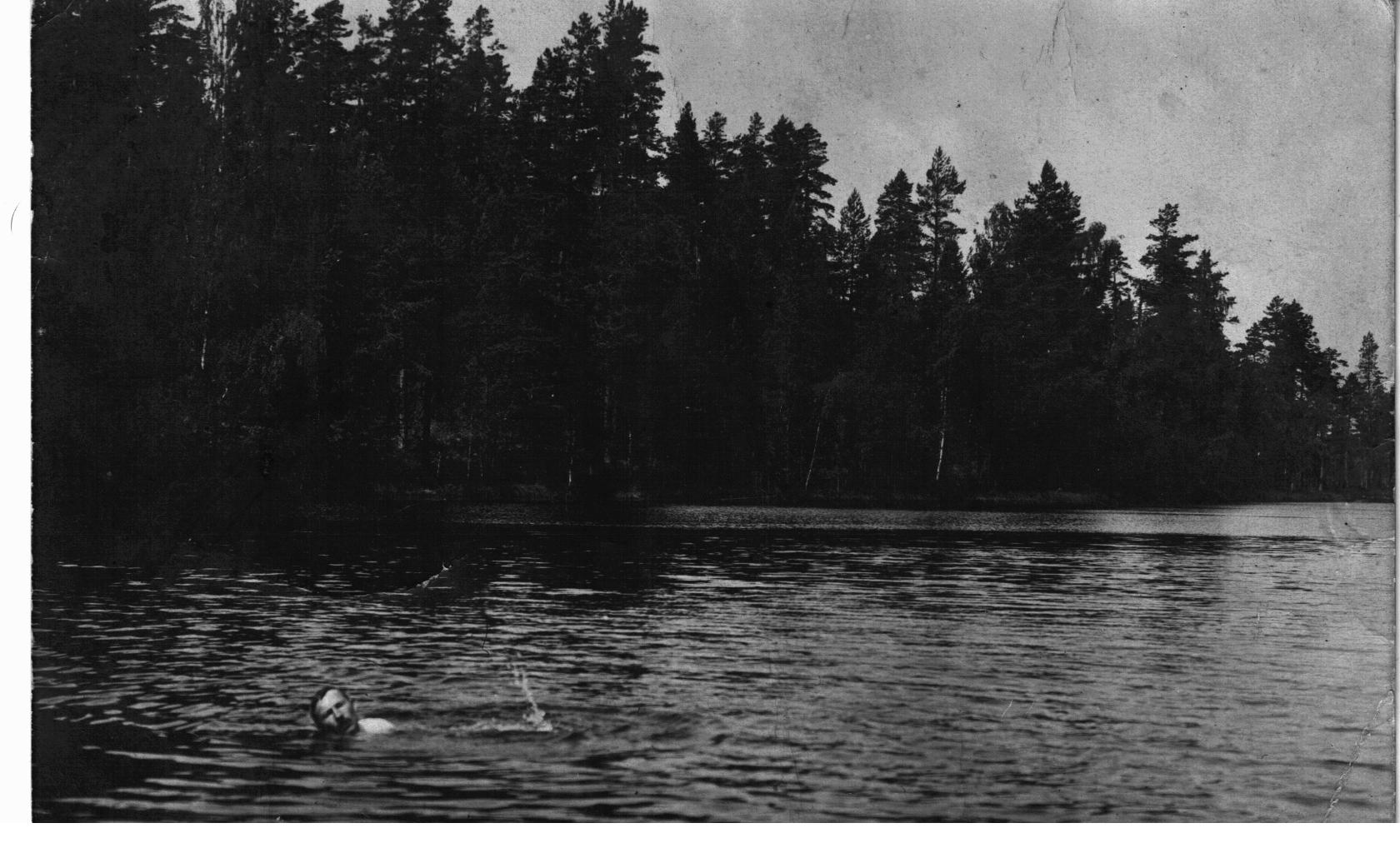 Fotopostkaart. Rääkjärv.