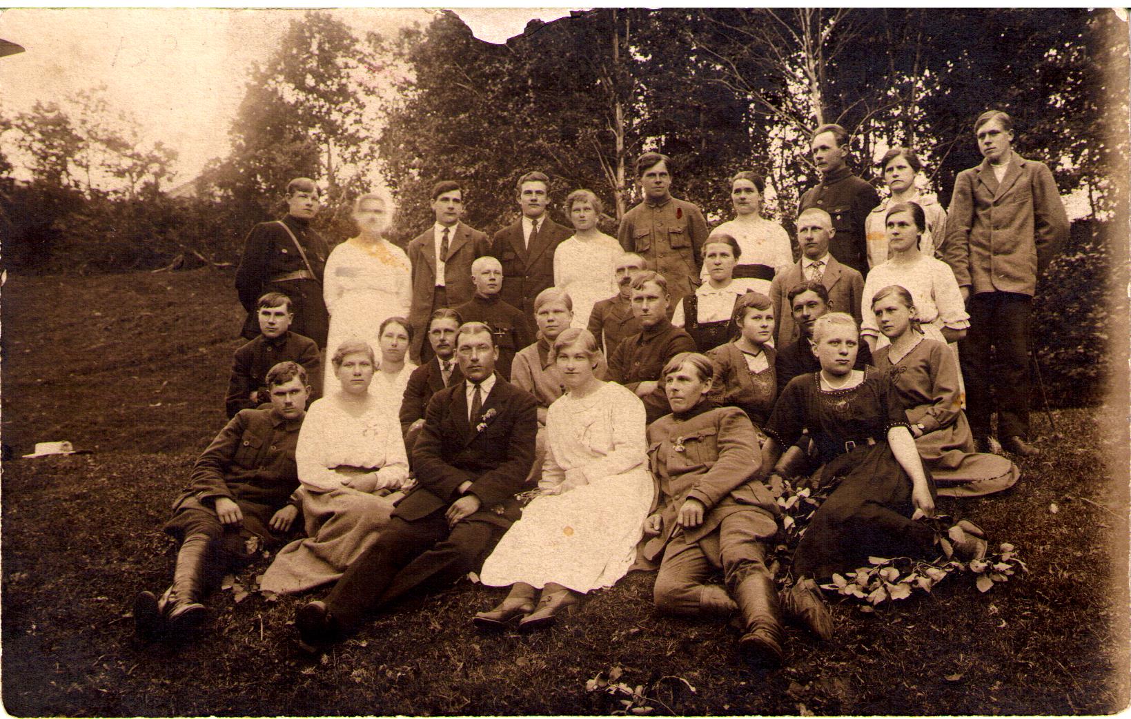 Künnapõhja ja Päite noored 1922.a.