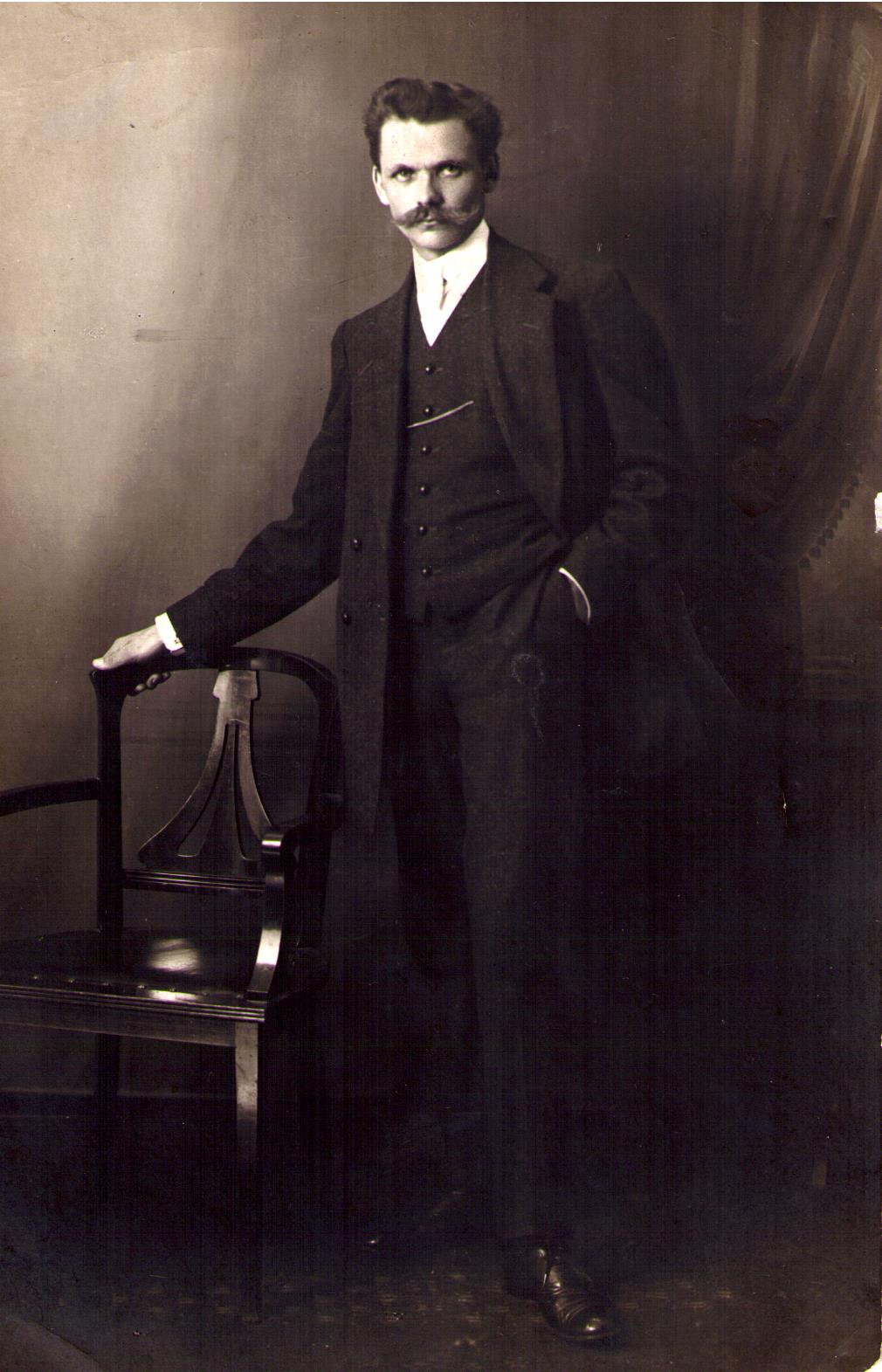 Fotopostkaart. Christian Rutoff