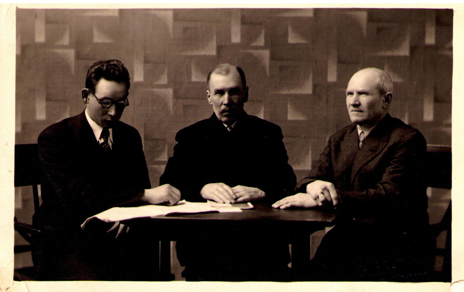 Jakob Kivend, Jaan Sebar ja Johannes Siren