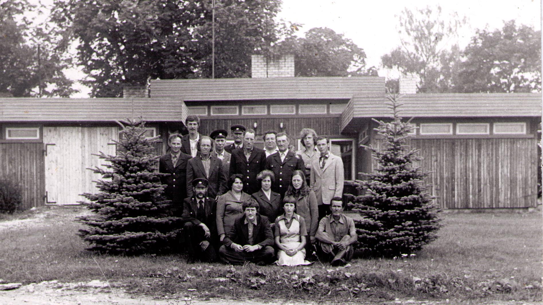 Alutaguse Metsamajand. Pagari metskonna töötajad.