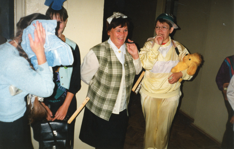 Õpetajate päev Iisaku koolis, Anne Krivan, Tiina Sabalotni, Kristina Reest, Anneli Sabalotni