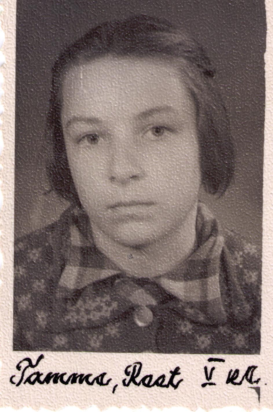 Õpilane, Reet Tamme