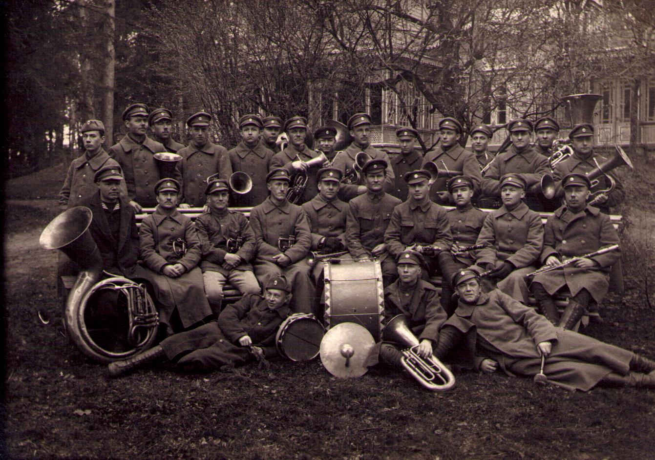 Sõjaväe pillimehed ca 1920. a