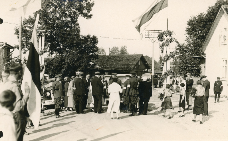 Soome presidendi vastuvõtt Jõhvis 2.08.1936. a Jõhvis