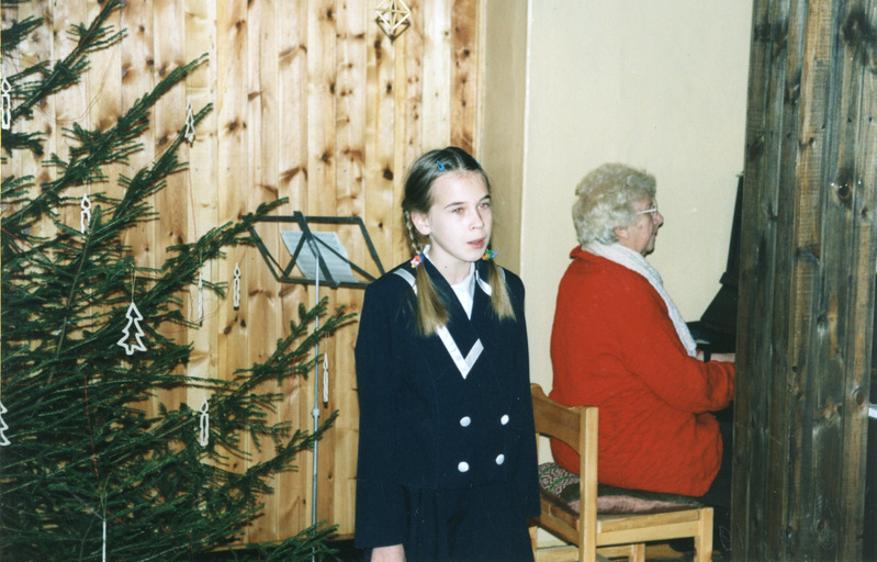 Iisaku muuseumis laste lauluvõistlus 18.12.1999, Kristiina Kaarlõpp