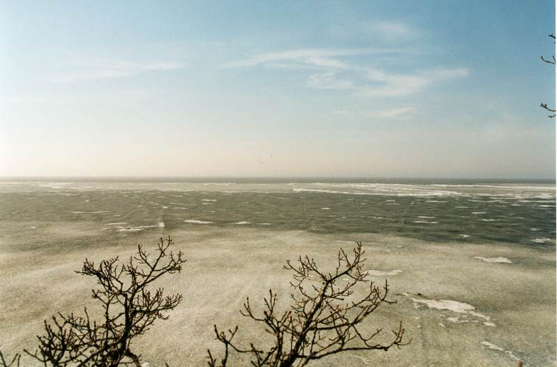 Loodusvaated rüsijää Peipsi järve ääres 19.04.1999