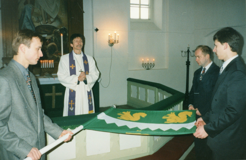 Iisaku valla lipu õnnistamine, 24. veebr. 1997.a.