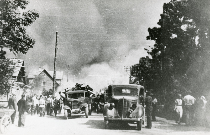 Pilk minevikku.Vaade Jõhvi linna põlengule.