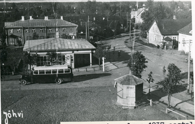 Jõhvi Narva mnt. algus 1937.aastal.