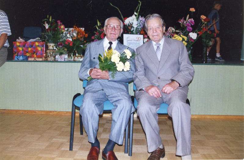 Daniel Vardja 90 sünnipäev. Daniel Vardja ja Helend Peep