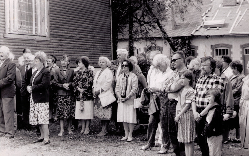 Virumaa päevad 1991, Iisaku vallamaja mälestuskivi avamisel, külalised