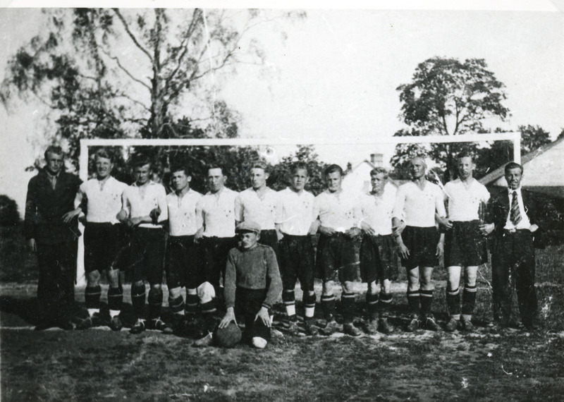 Jõhvi s/s "Kalju" jalgpallimeeskond 1934.