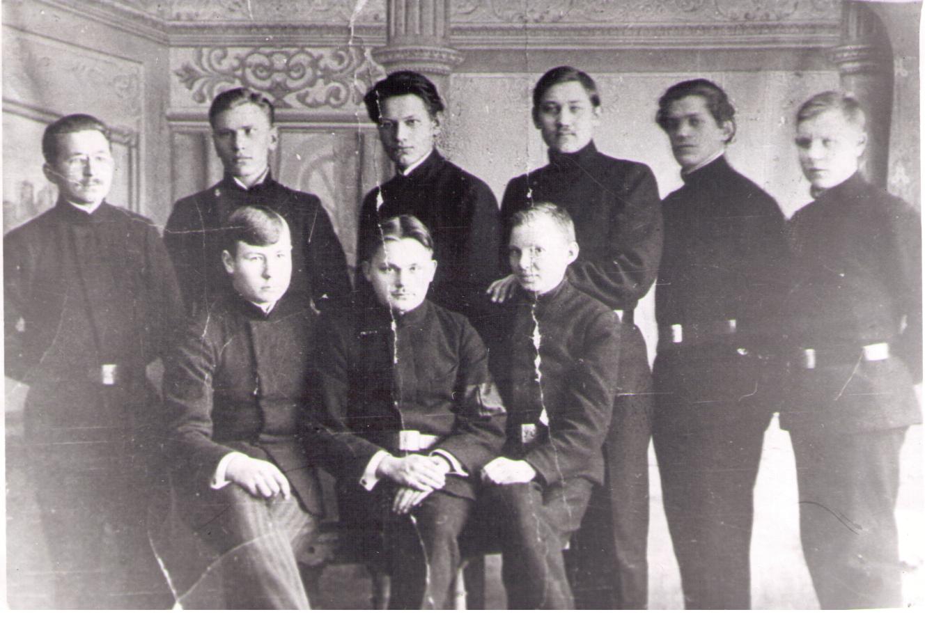 Rakvere seminariste 1914.a.