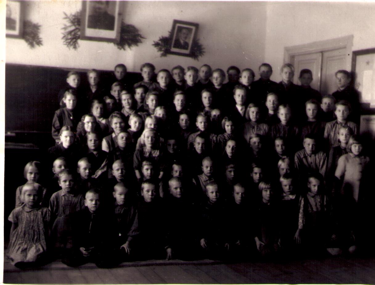 Jõuga kooli õpilased-õpetajad