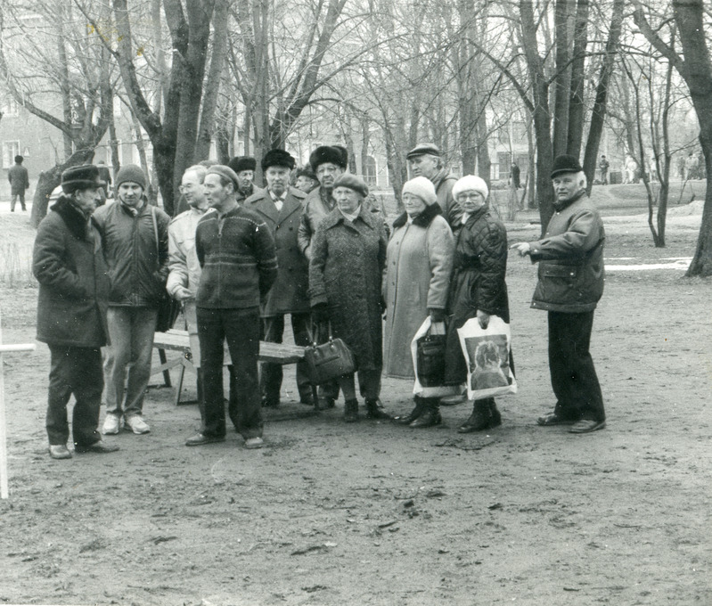 Jõhvis, Vabadusplatsil 31.03.1993.a.