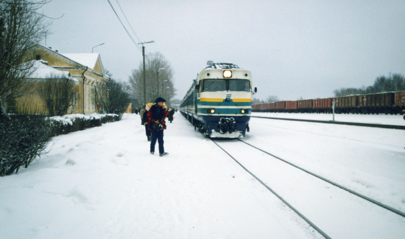 Viimane kohalik rong D221Jõhvi jaamas 3.03.01.