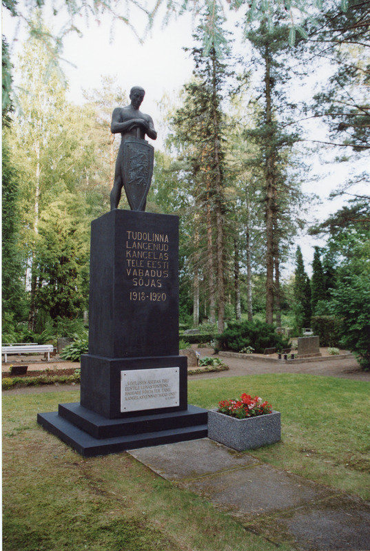 Tudulinna kalmistu. Tudulinna langenudkangelasteleEest Vabadussõjas 1918-1920