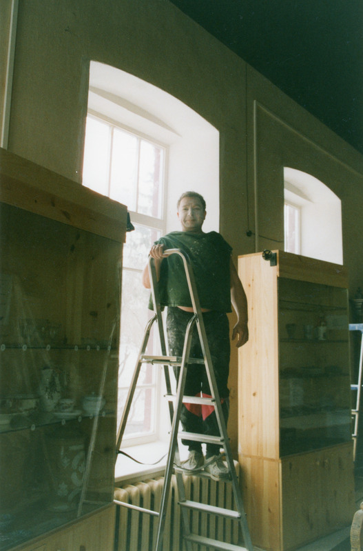 2001. a.märts-aprill muuseumi aknapõskede viimistlus, Vello Nõmmik