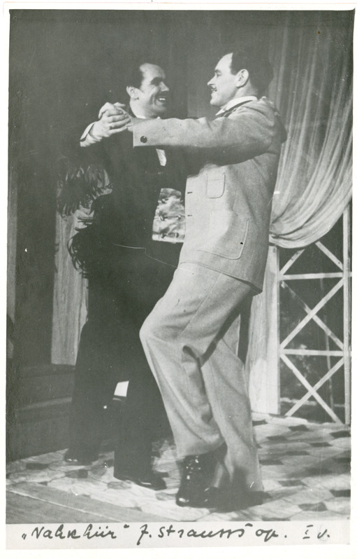 Operett "Nahkhiir", Falk - E. Aimre ja Einstein - Helend Peep