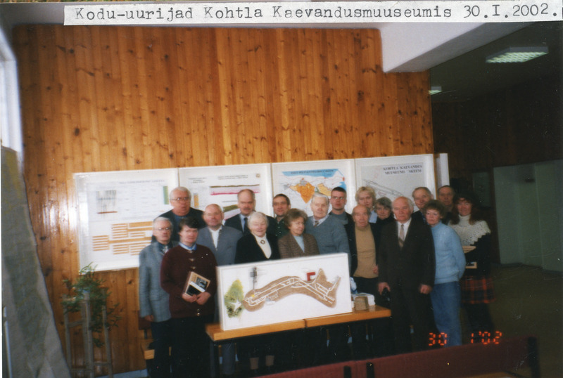 Kodu-uuriad Kohtla Kaevandusmuuseumis 30.01.2002.