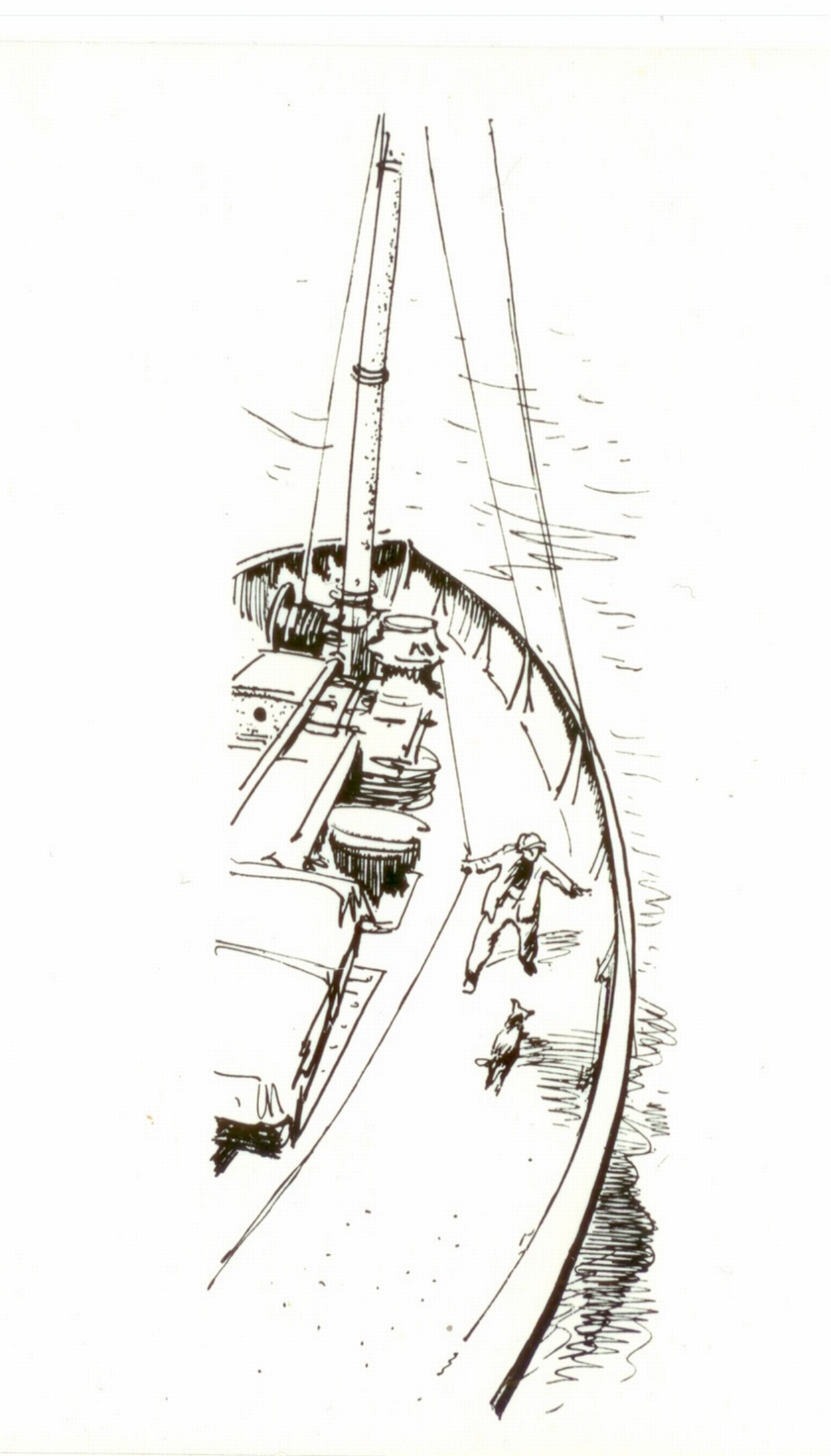 V. Bogatkina illustratsioon raamatule "Murka-morjak" Tln.1976