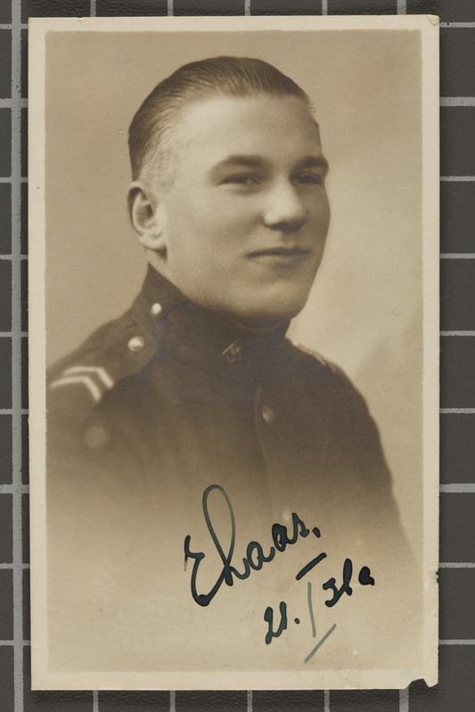 Sõjakooli lõpetaja E. Laas