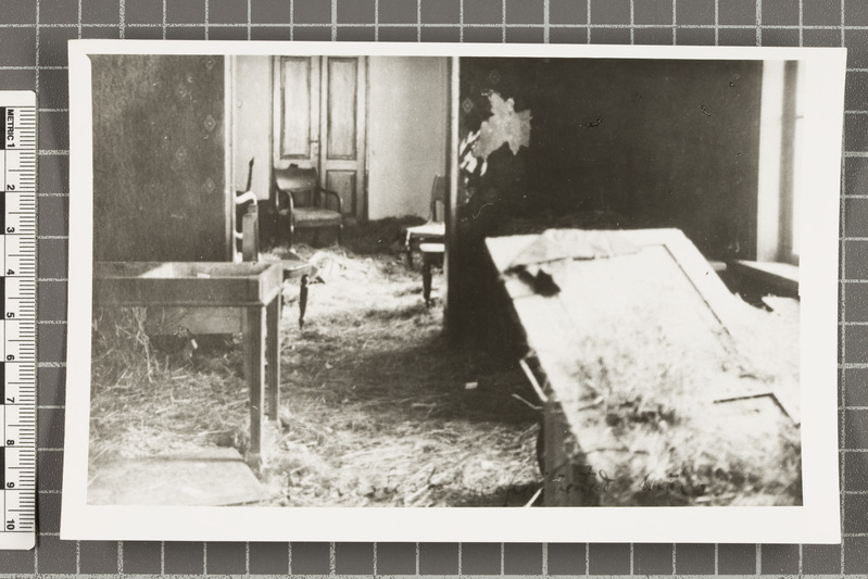 Palupera mõisa ruumid pärast enamlaste lahkumist