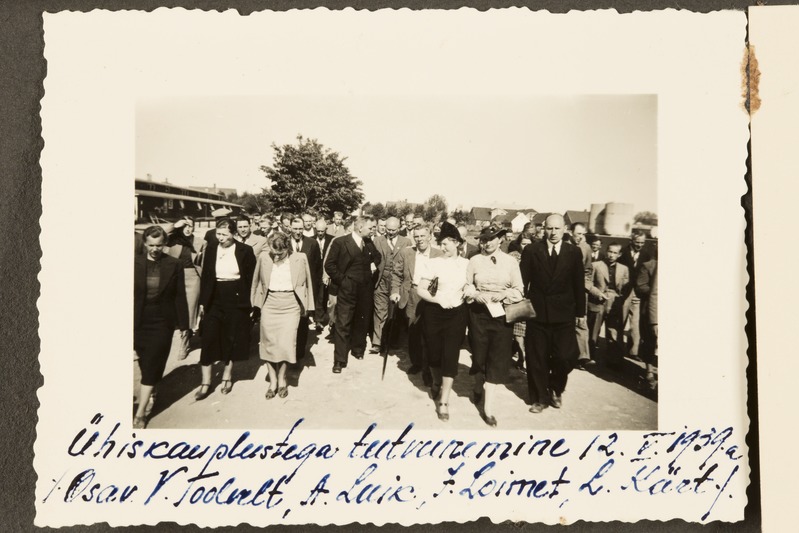 Ühiskauplustega tutvumine 12.05.1939