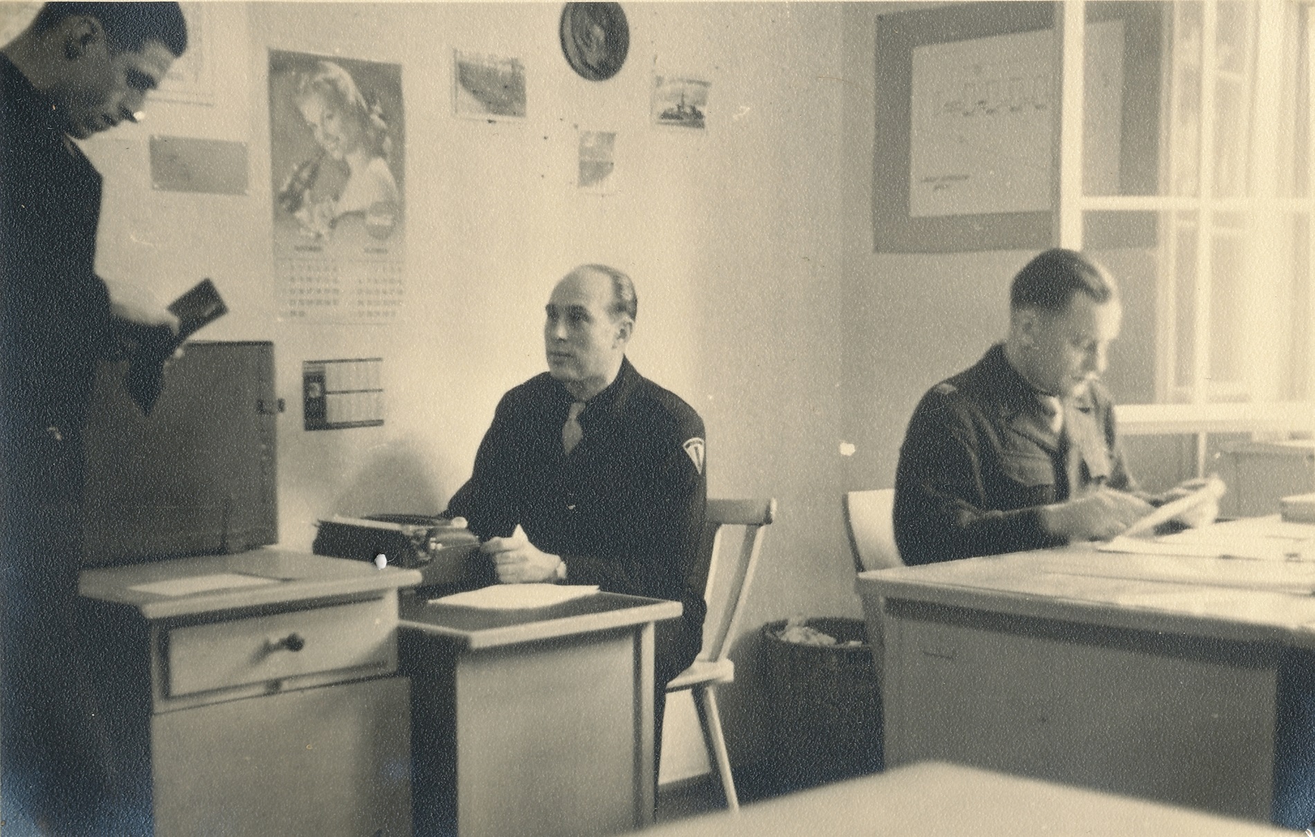 foto, Vahikompanii nr. 4221 kantselei.