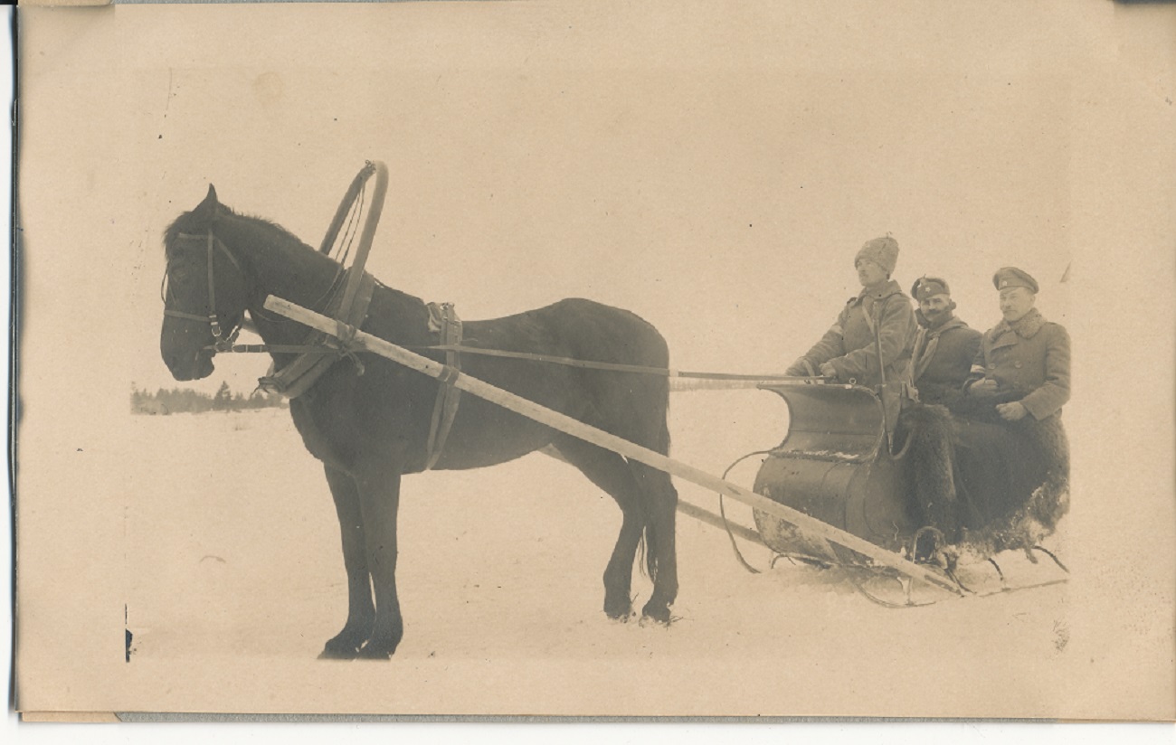 foto, Otto Heinze ja Hans Tuksam saanil.