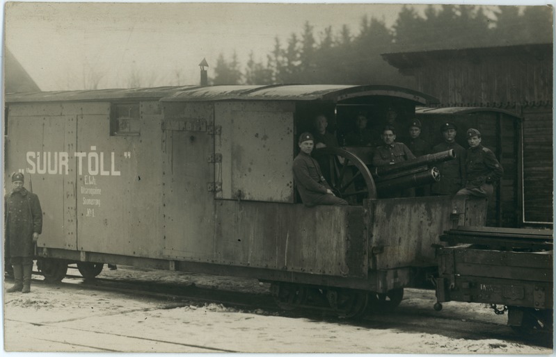 Kitsarööpmelise soomusrongi nr 1 suurtükiplatvorm Suur Tõll