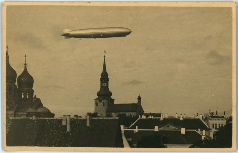 Saksa dirižaabel Tallinna kohal