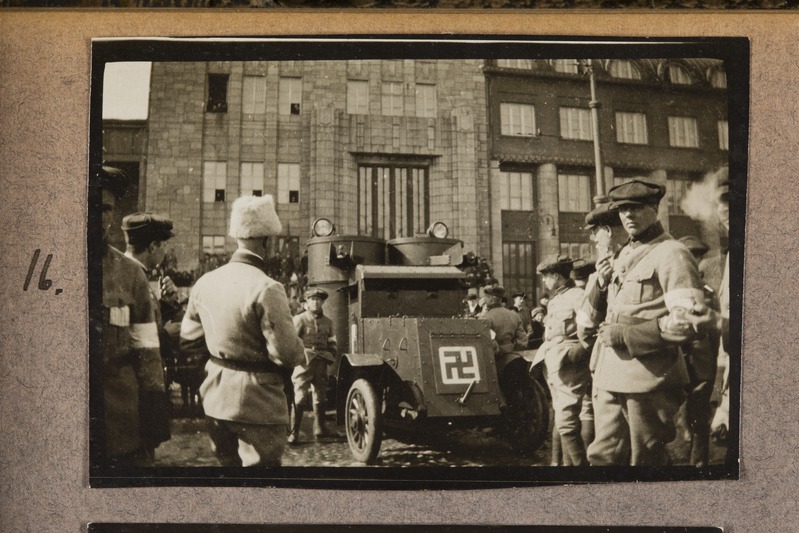 Soome kaitseliidu (Helsingin Suojeluskunta) soomusauto Austin Mk III