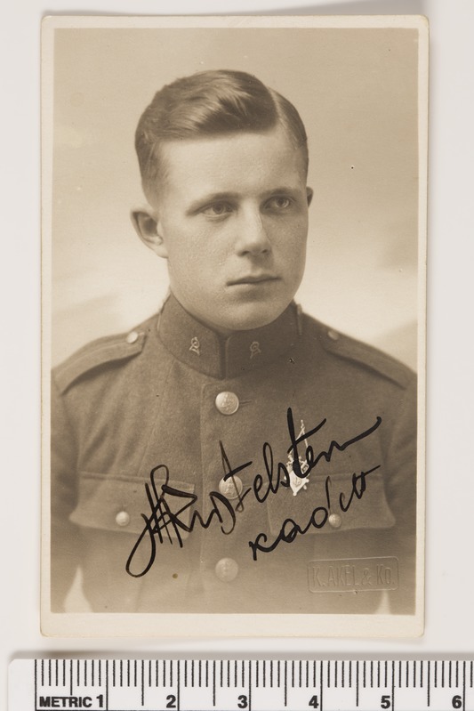Sõjakooli kadett Heinrich Kristelstein, 1928