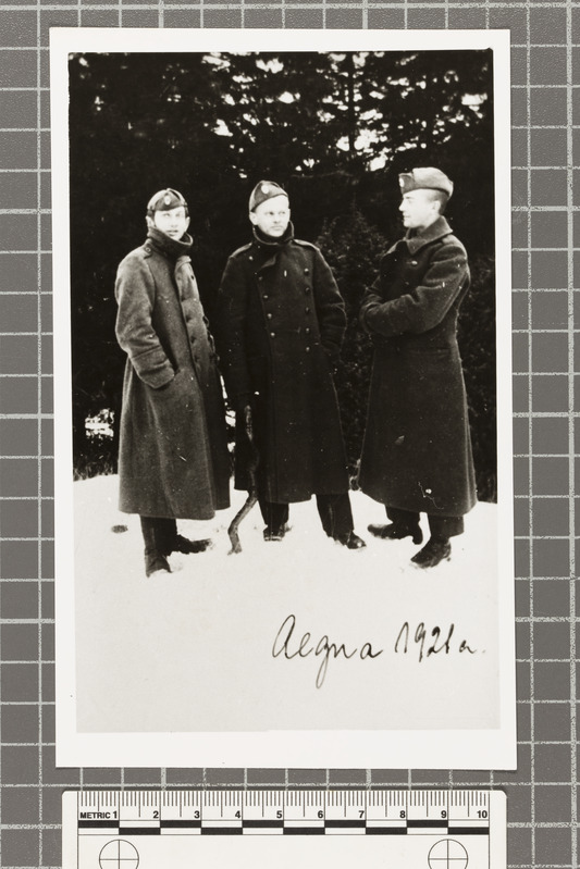 August Nurm ajateenijana Aegna merekindluses