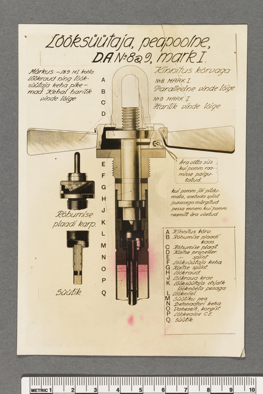 Lööksüütaja, peapoolkne, DA No 8 & 9, mark I