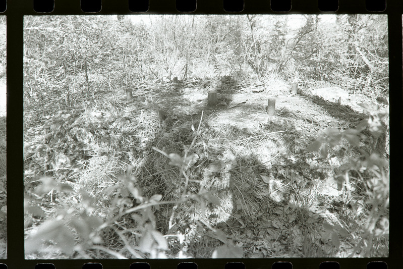 Võiküla 10" patarei 5. suurtüki betoneeritud alus, 17.05.1988