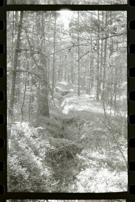 Tahkuna 12" patarei raudteetammi asukoht, 1988