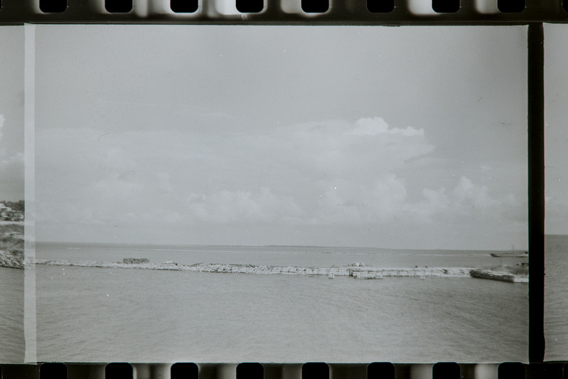 Rohuküla sadama lagunenud põhjamuul, 1990