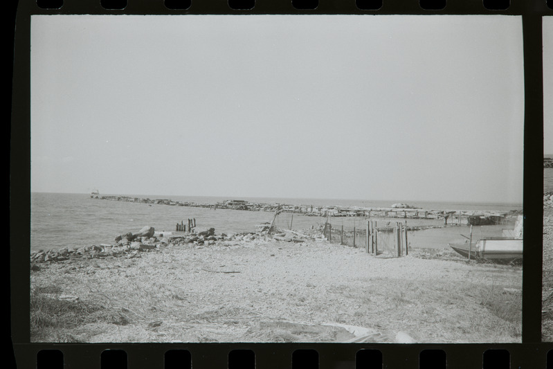 Vaade Rohuküla sadama lõunabasseini ida- ja põhjakaile, 1989